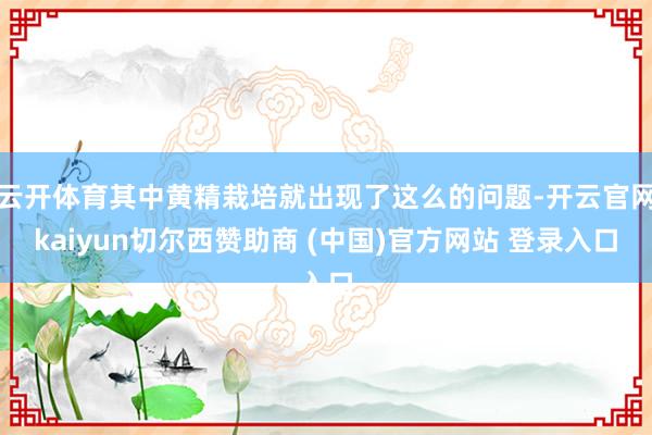 云开体育其中黄精栽培就出现了这么的问题-开云官网kaiyun切尔西赞助商 (中国)官方网站 登录入口